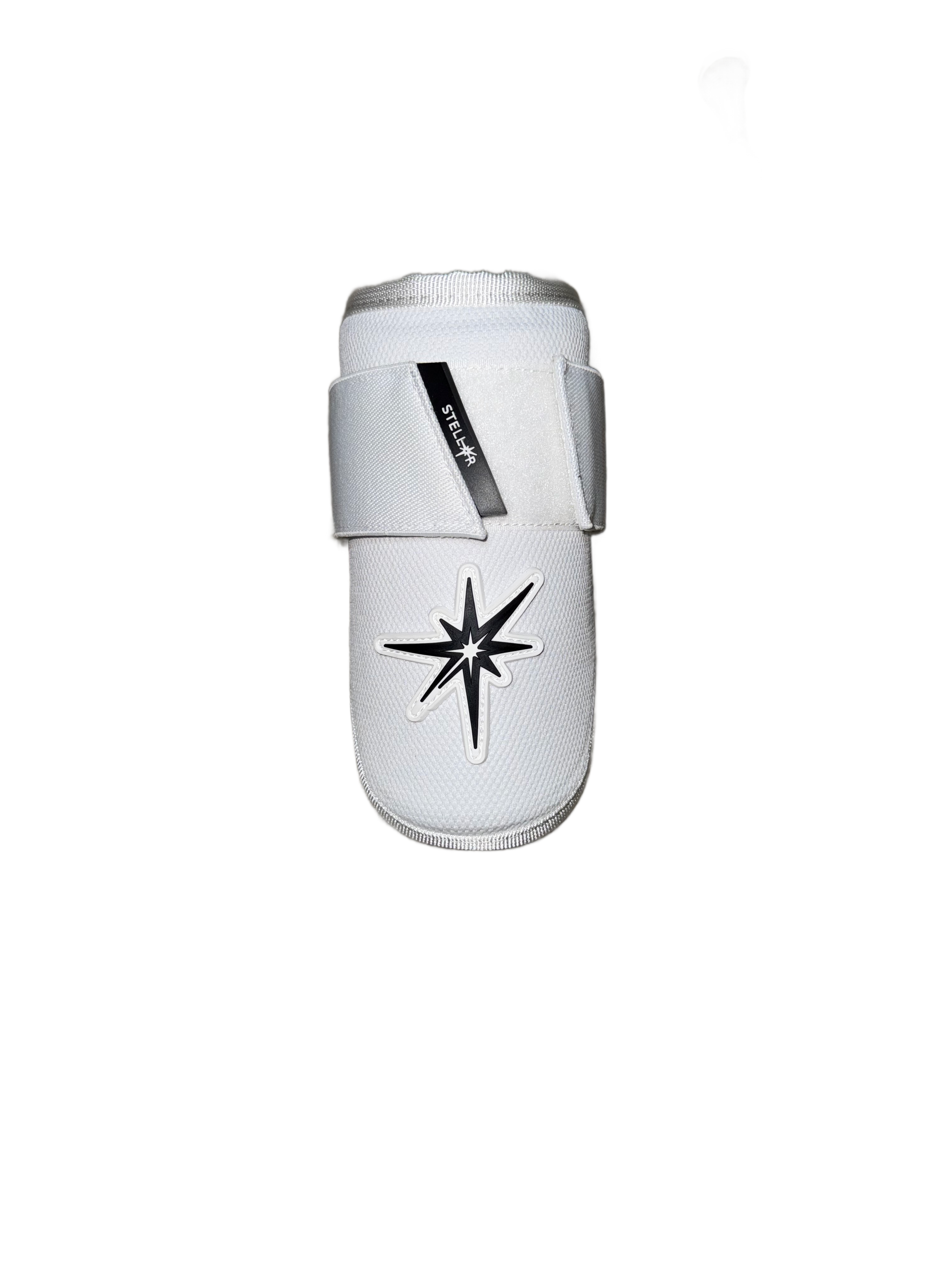 Stellar Elbow Guard with adjustable strap and thermoplastic shell for optimal arm protection.
