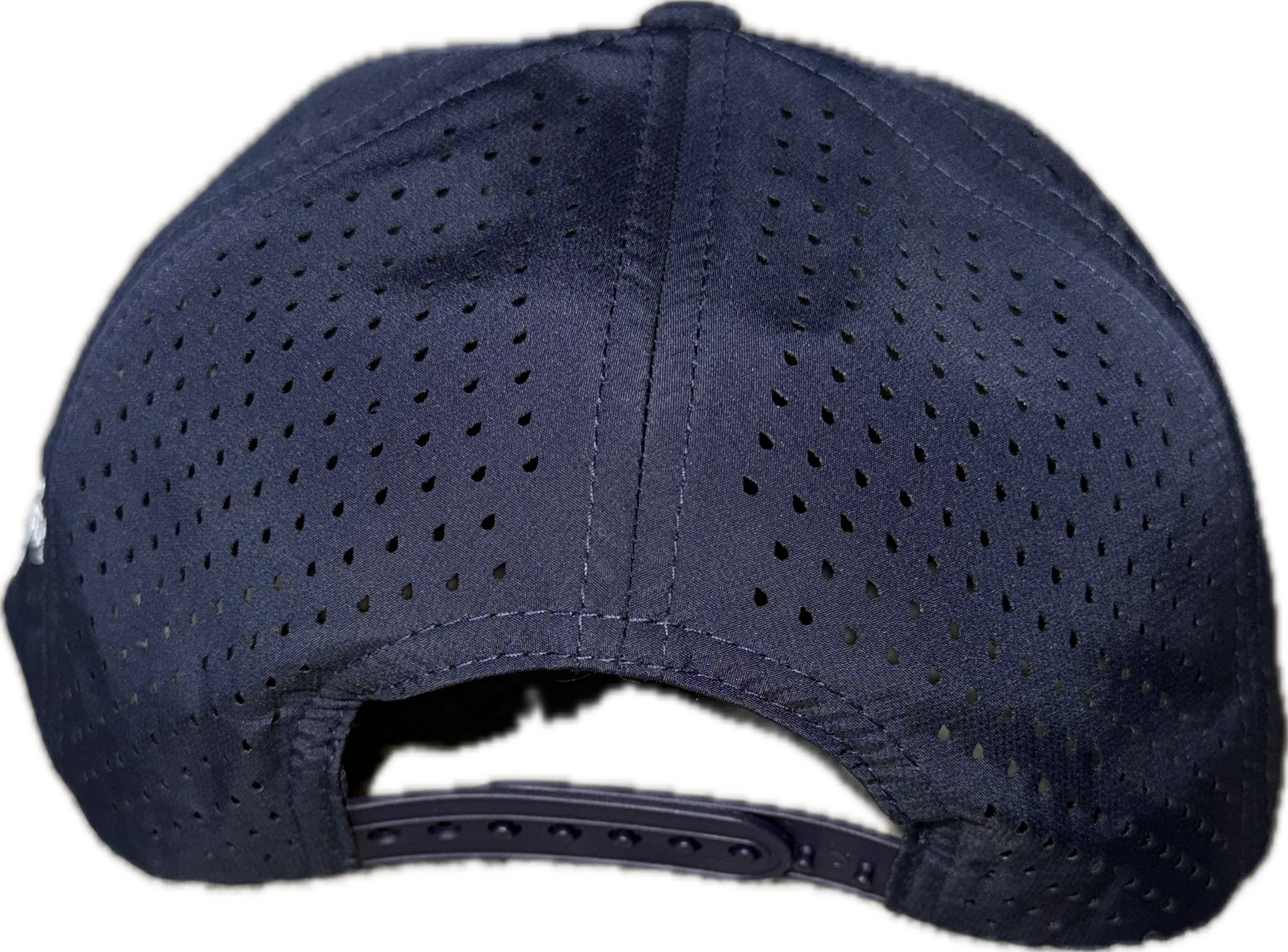 Navy 5 panel rope hat.