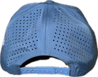 Sky blue 5 panel rope hat.