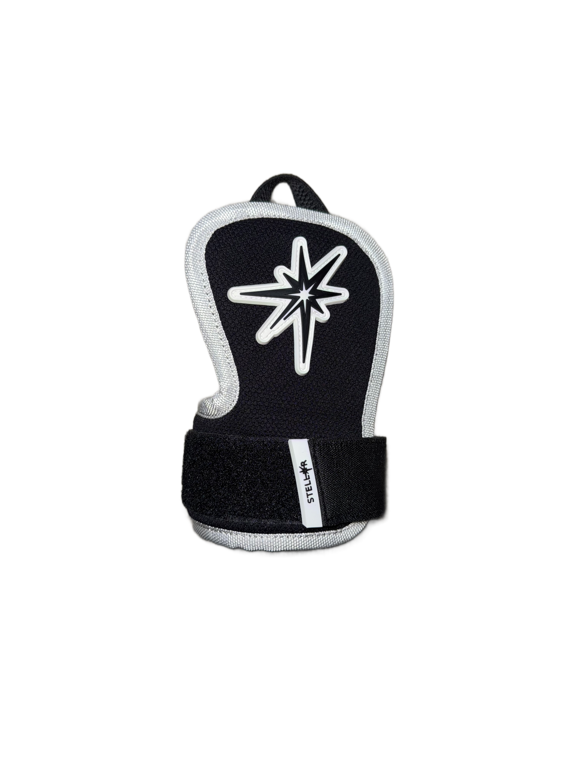 Stellar Hand Guard featuring a protective shell, adjustable strap, and ergonomic design for hitters.