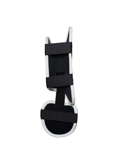 Stellar Leg Guard featuring a protective shell, adjustable straps, and ergonomic design for hitters.