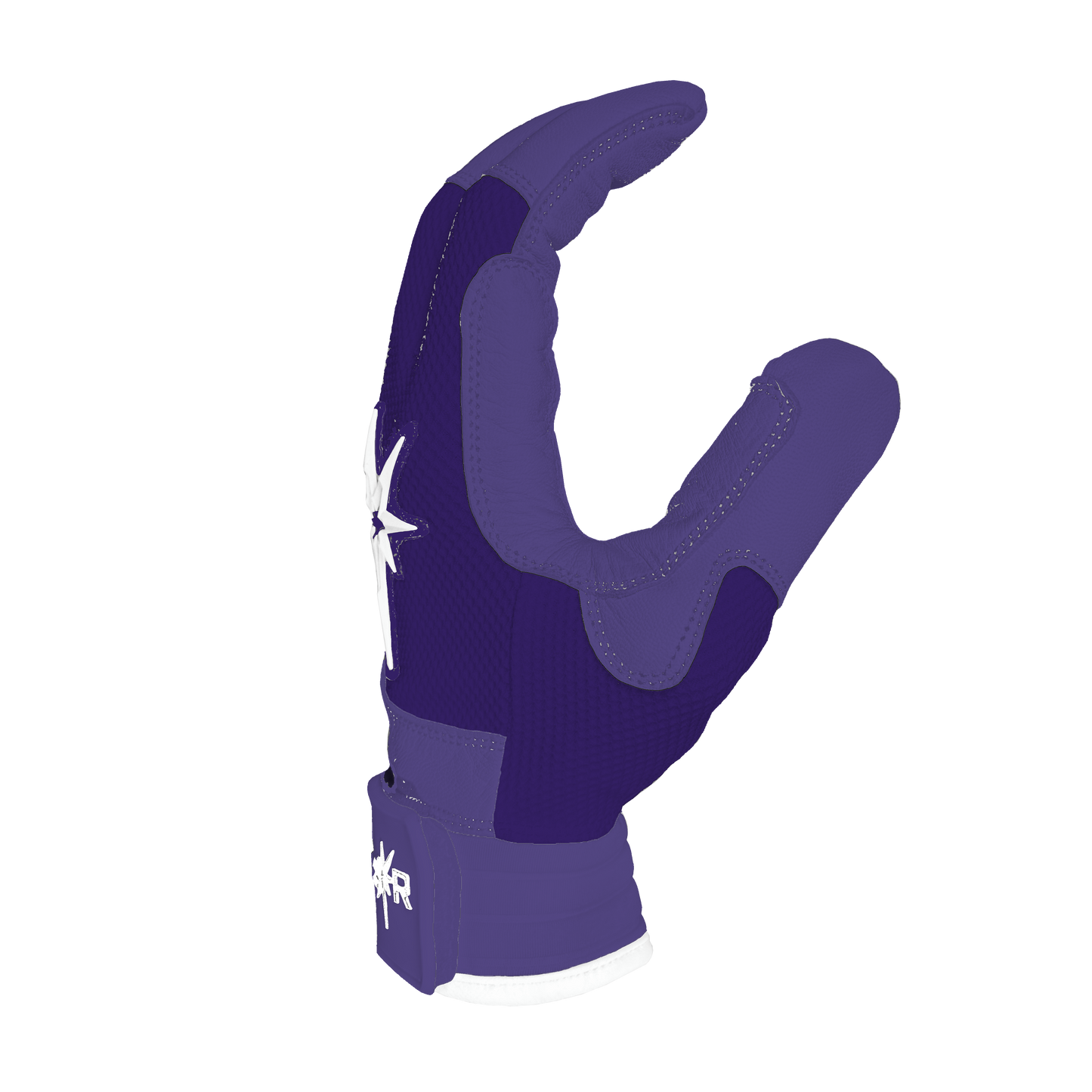 Purple Batting Gloves