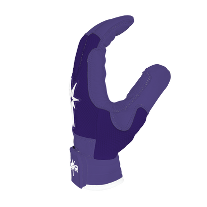 Purple Batting Gloves