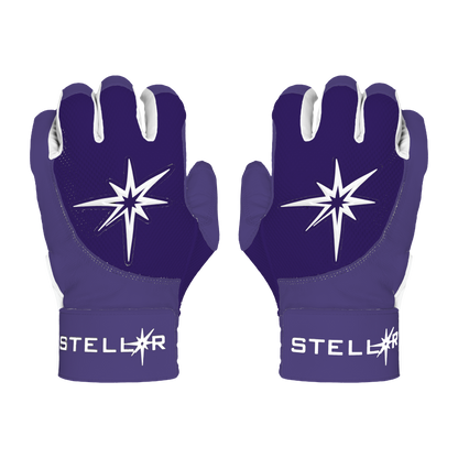 Purple Batting Gloves