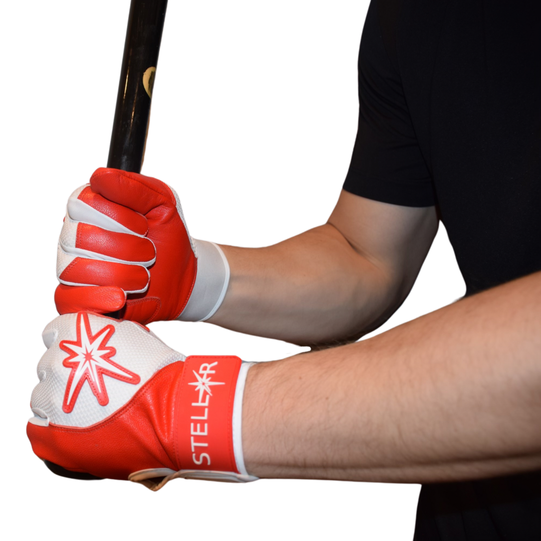 RED Batting Gloves