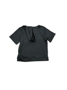 Black Stellar Short Sleeve Hoodie.