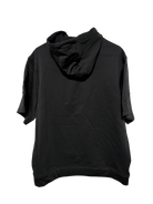 Black Stellar Short Sleeve Hoodie.