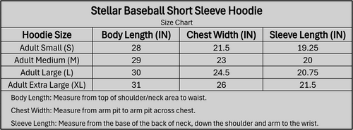 Stellar Short Sleeve Hoodie