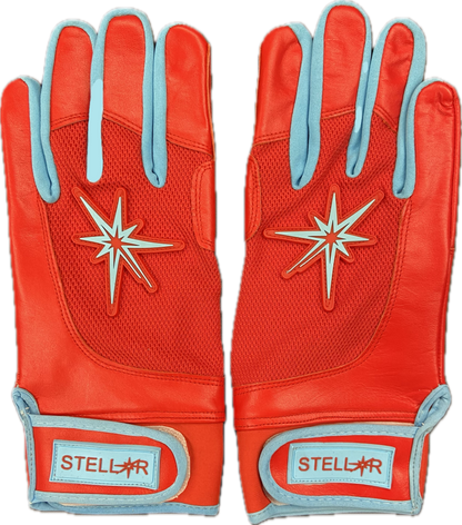 PROTOTYPE Red Batting Gloves