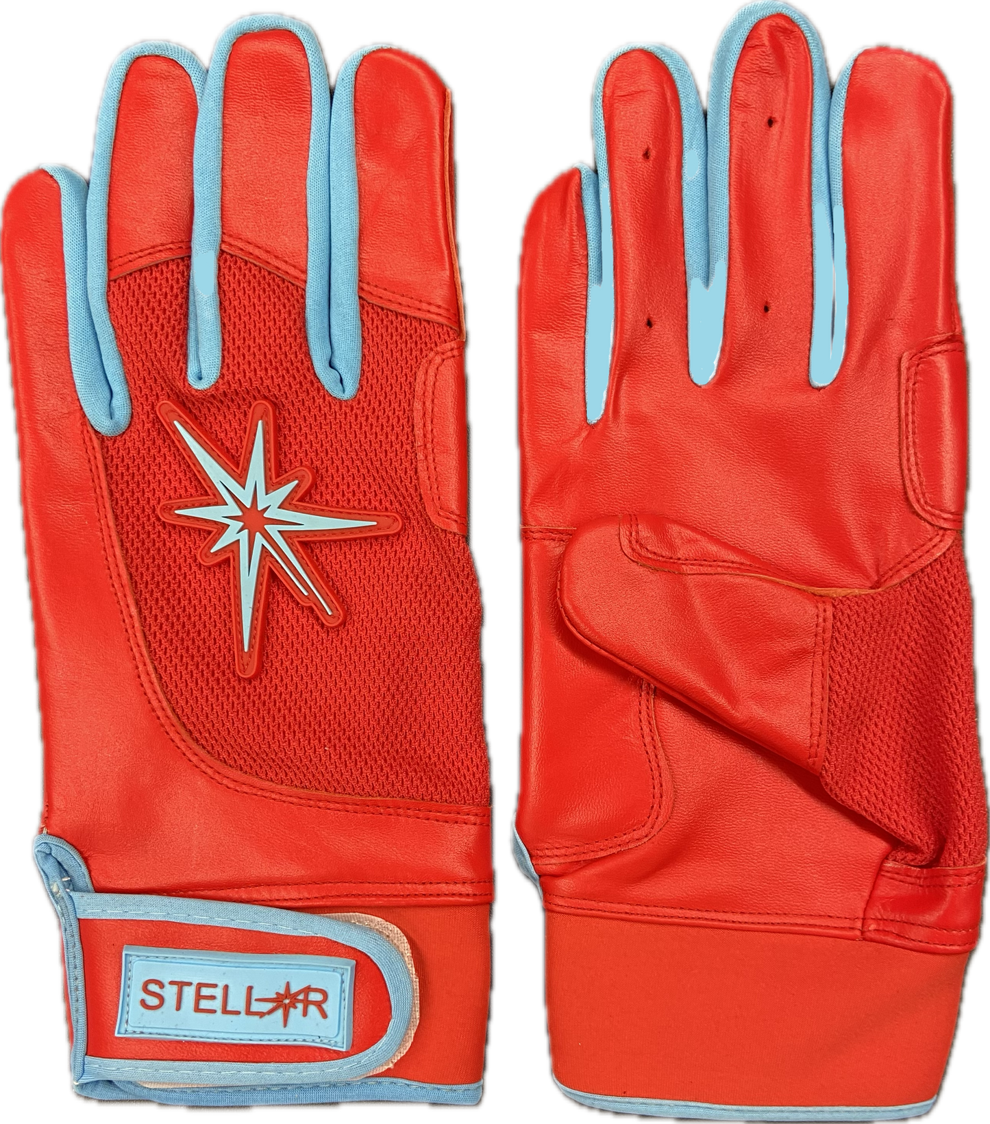 PROTOTYPE Red Batting Gloves